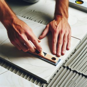 نصب سرامیک روی سرامیک