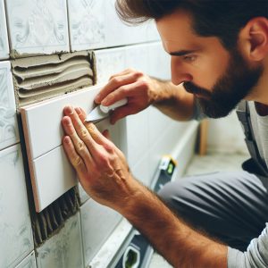 نصب سرامیک روی سرامیک