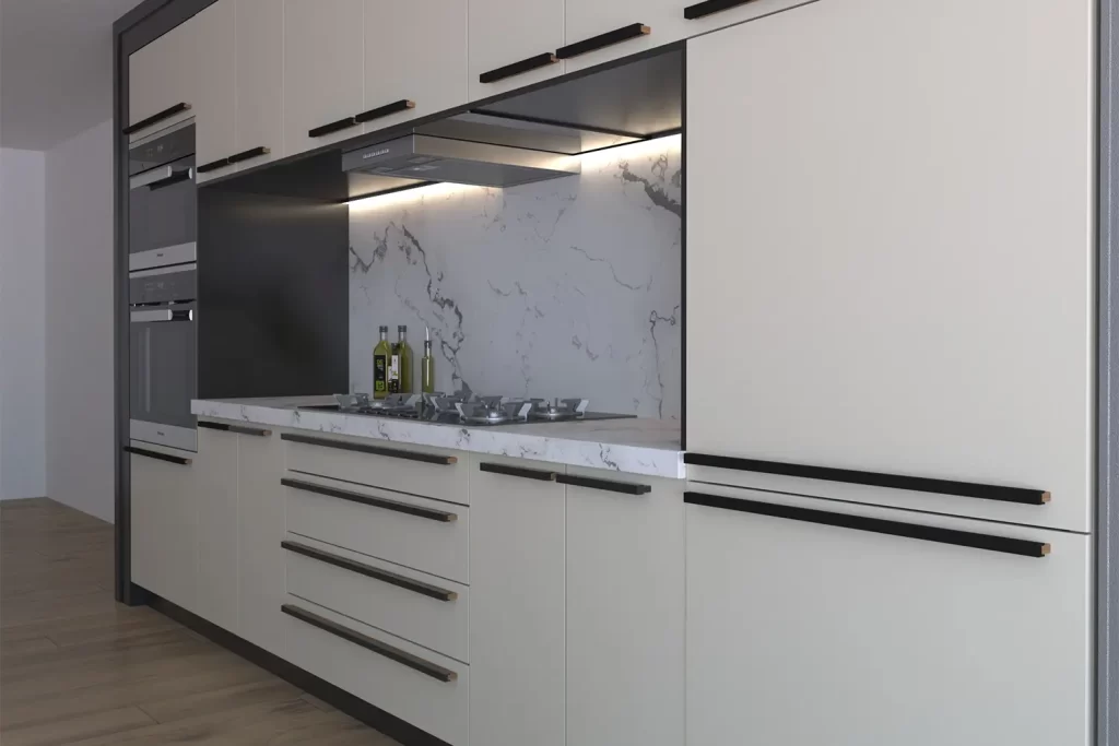 مناسب ترین دستگیره کابینت سفید