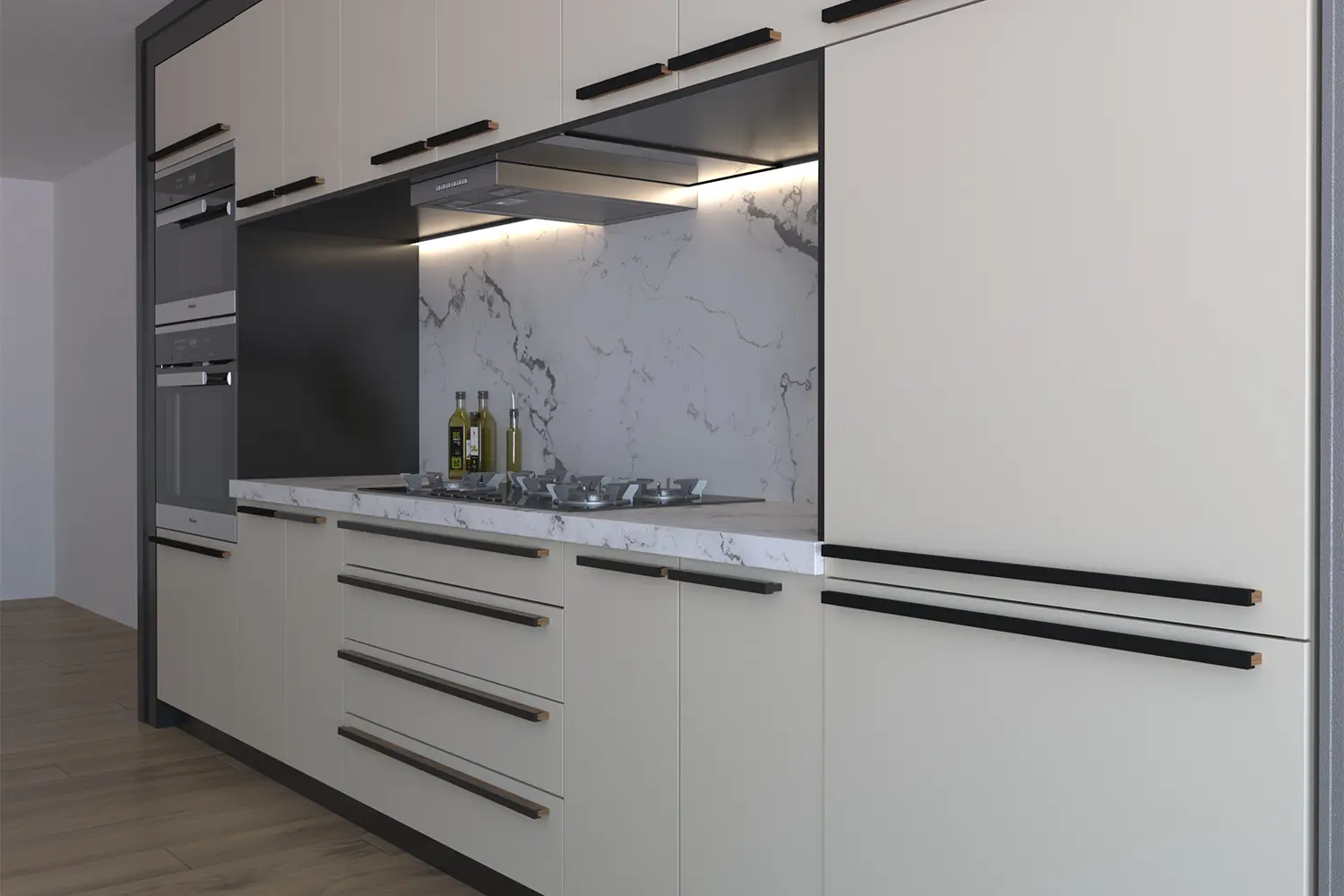 مناسب ترین دستگیره کابینت سفید