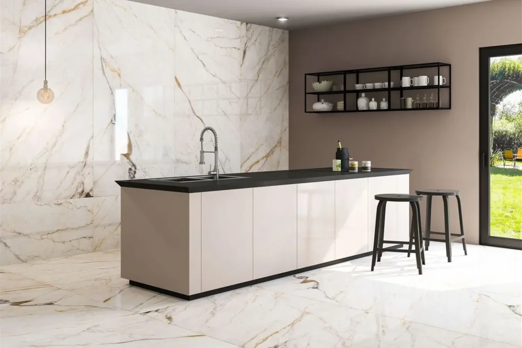 استفاده از کاشی و سرامیک سایز بزرگ در طراحی داخلی