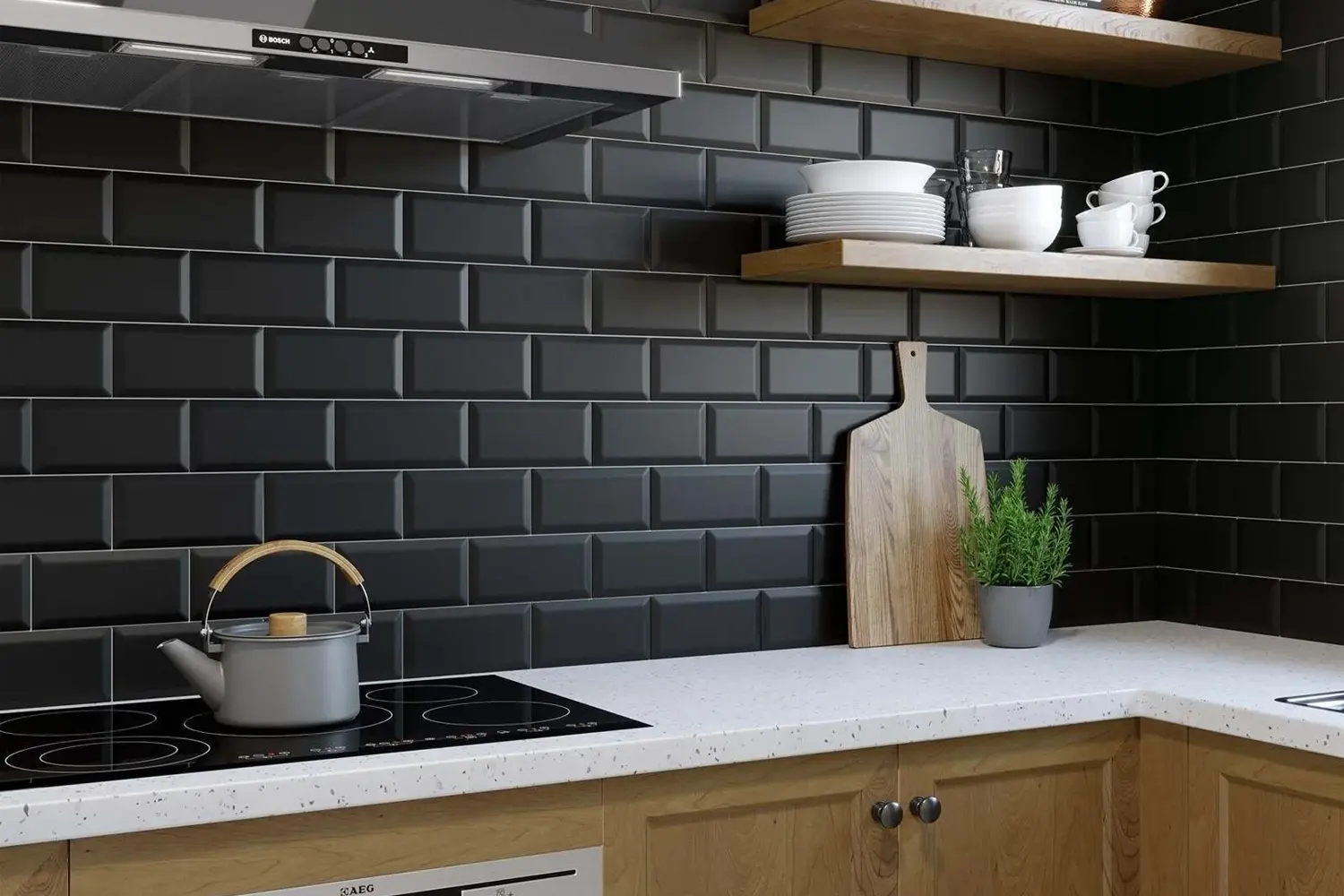 انواع چیدمان کاشی مترویی